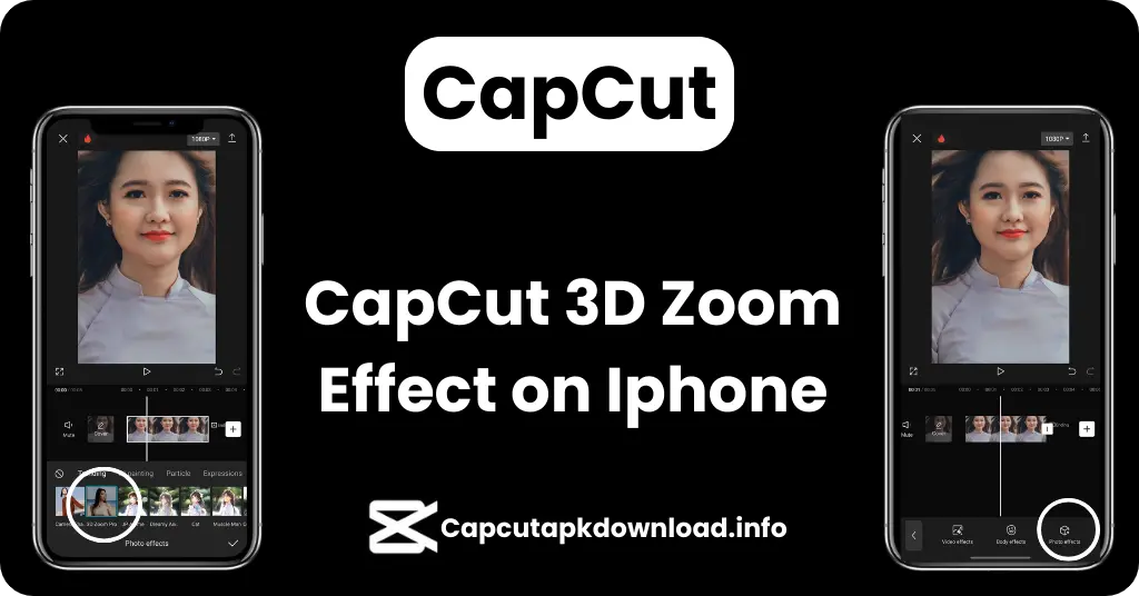 CapCut 3d zoom effect on Iphone