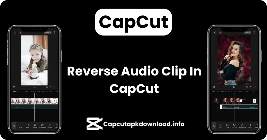 Reverse audio clip in CapCut