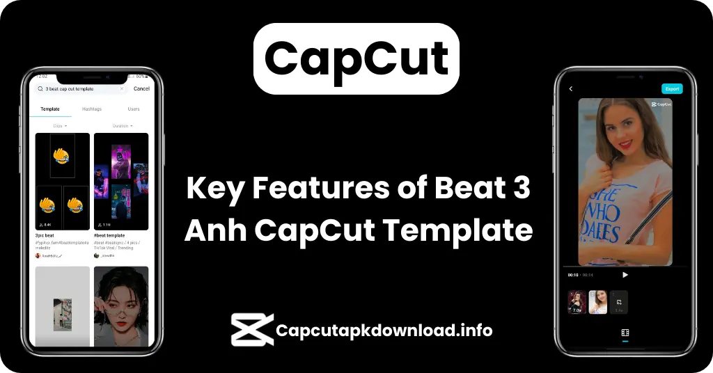 Key Features of Beat 3 Anh CapCut Template