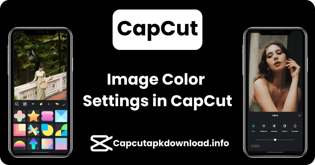 Image color settings in CapCut